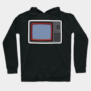 Old TV. Old age single icon in flat style vector symbol illustration. Hoodie